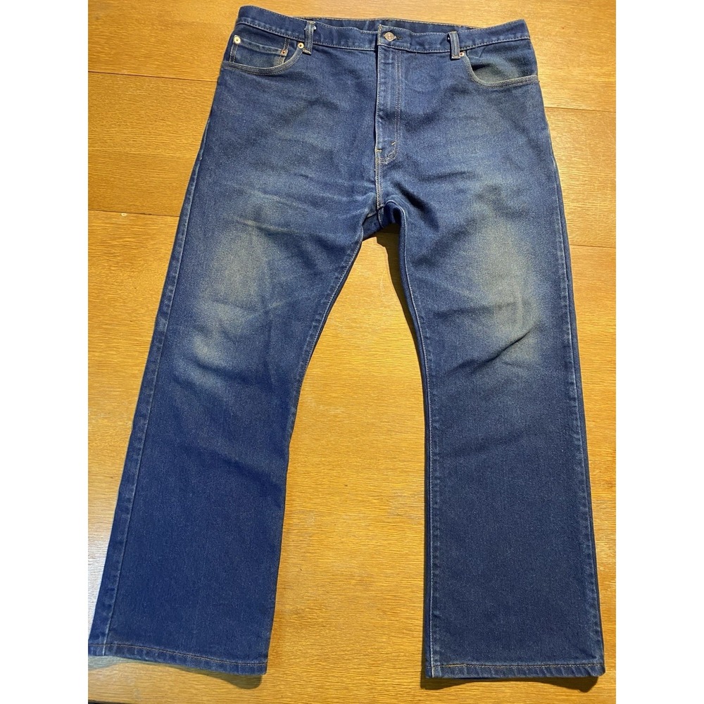 Levi's Jeans Mens 42x30 Blue 517 Bootcut Western Cowboy Ranch Denim Pants Y2K